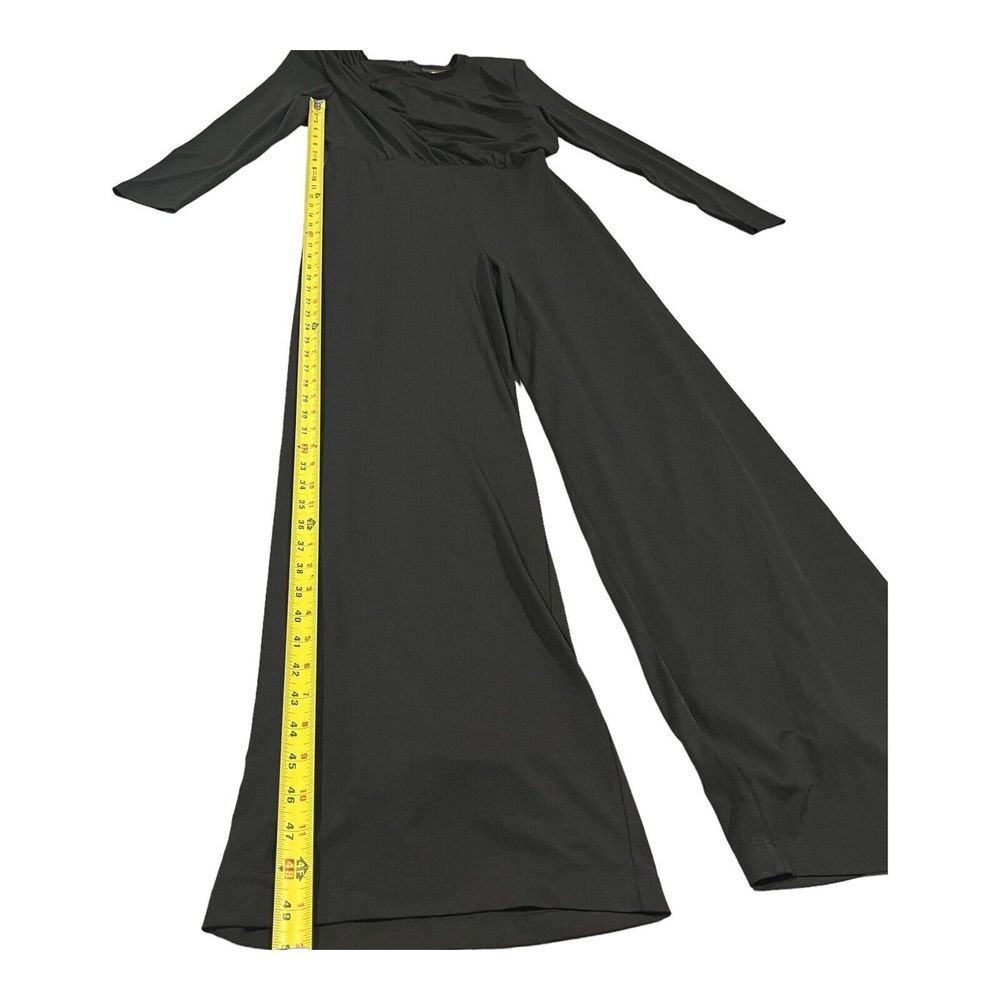 Alexia Admor Women's MILAN JUMPSUIT wide long leg long‎ sleeve Size Small NWT - Picture 6 of 16